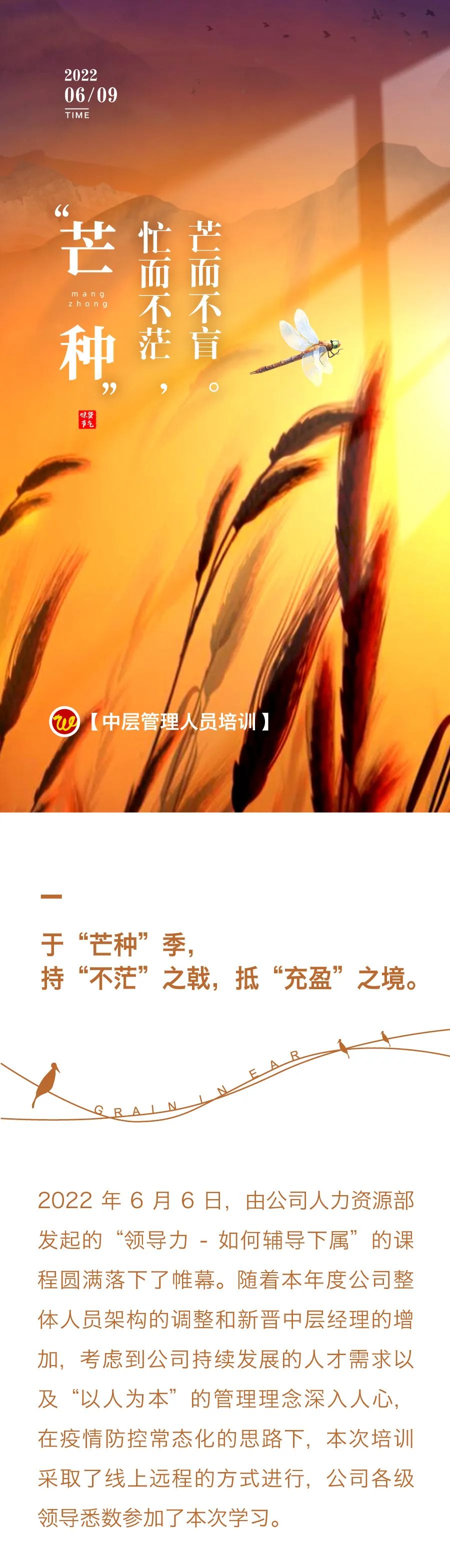 “芒種”忙而不茫，芒而不盲?！袑庸芾砣藛T培訓1.jpg